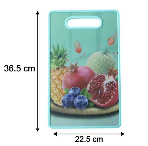 Multipurpose Anti-Slip Cutting Board 36x23 cm with Handle - Image 3