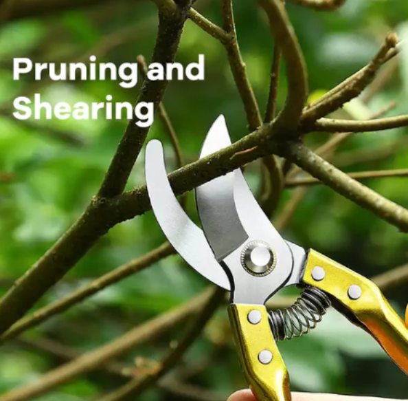 Garden Shears – Ultra Sharp Pruning Scissors for Plants | Velvet Wipe - Image 4