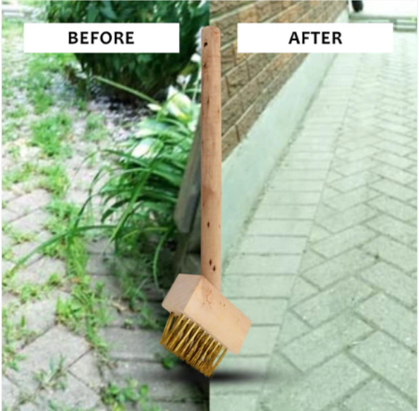 Paving Brush – Wooden Block Patio Weed Remover | ToolMate Pro - Image 2