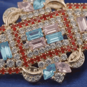 Royal Crystal & Pearl Designer Rakhi, Premium Handcrafted Raksha Bandhan Bracelet for Brother