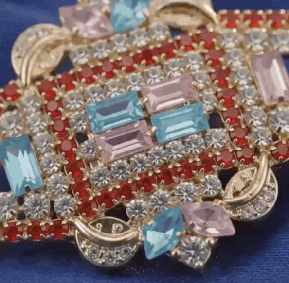 Royal Crystal & Pearl Designer Rakhi, Premium Handcrafted Raksha Bandhan Bracelet for Brother