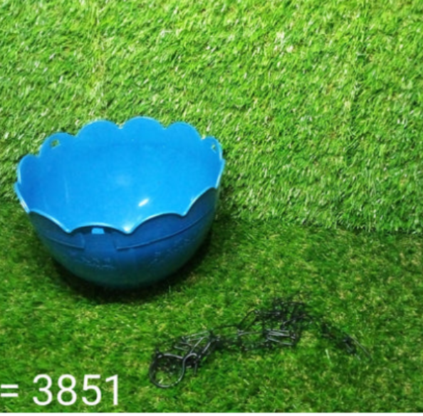 Hanging Flower Pot – Plastic with Chain for Balcony & Garden | Gambit - Image 2
