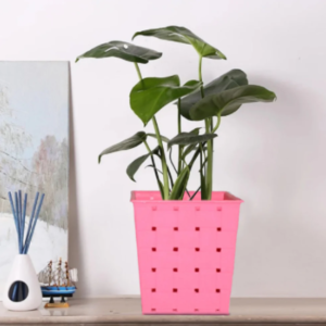 Railing Planter – Square Dotted Design for Balconies | Indo Glow