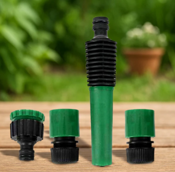 Garden Hose Nozzle Set – 4-Piece Durable Plastic | Grow Garden Tools - Image 3