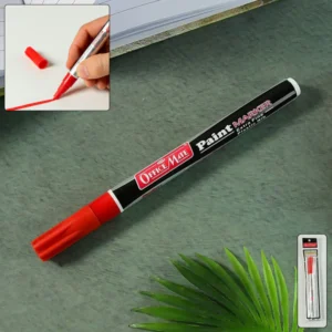 Red Paint Marker – Extra Fine Tip for Precise Writing