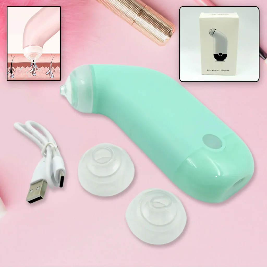 Achieve a visibly clearer and smoother complexion with the Vacuum Blackhead Remover from GlowForm.
