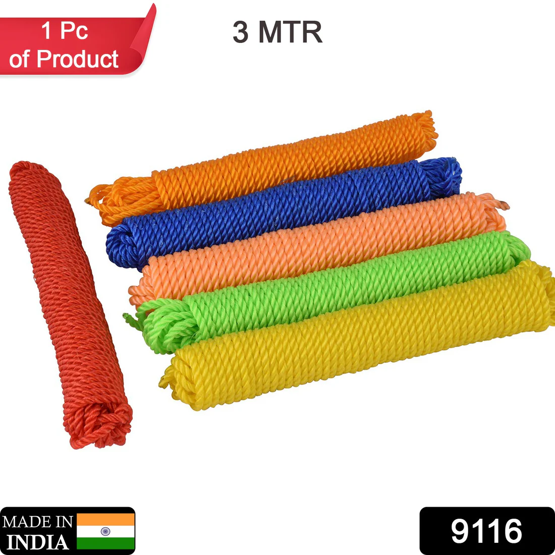 Heavy-Duty Clothesline – 3m Portable Drying Rope | BathNova - Image 3