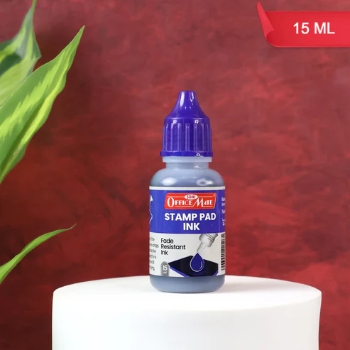 Stamp Pad Ink Blue – Quick-Drying, Fade-Resistant 15 ml Refill