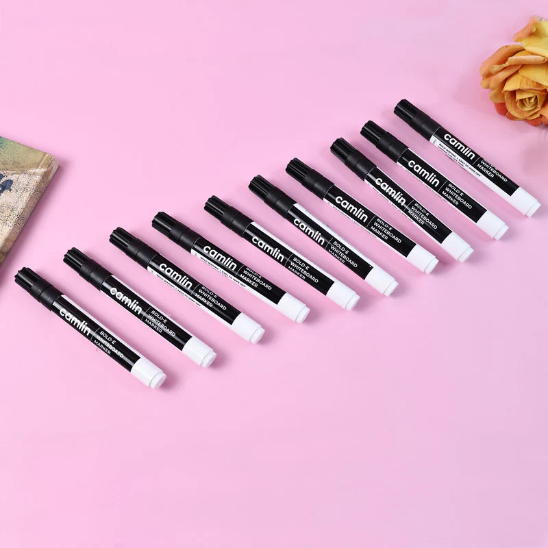Whiteboard Marker Set – Bold, Refillable, Easy-Erase (10 Pack)