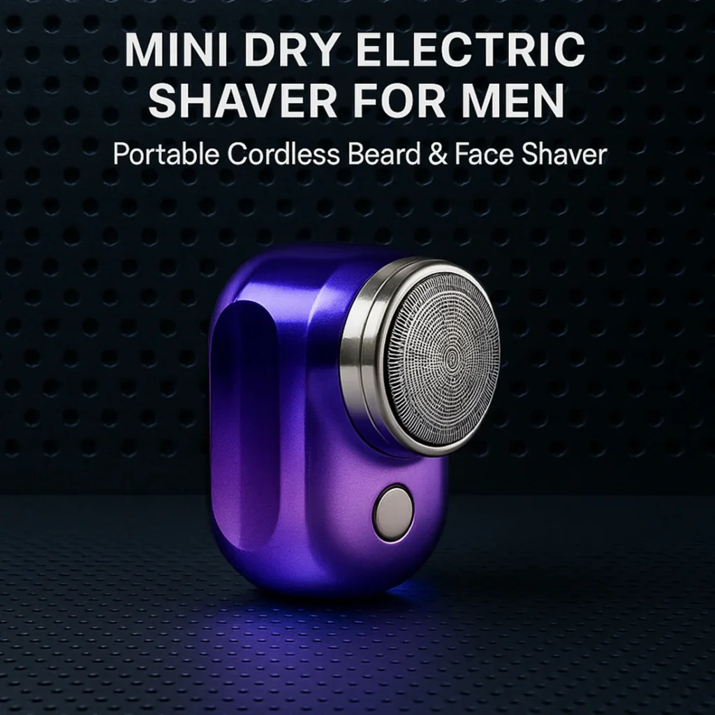 The electric beard trimmer is your perfect companion for precise grooming, offering portable convenience and USB rechargeable power for smooth facial hair trimming anywhere.