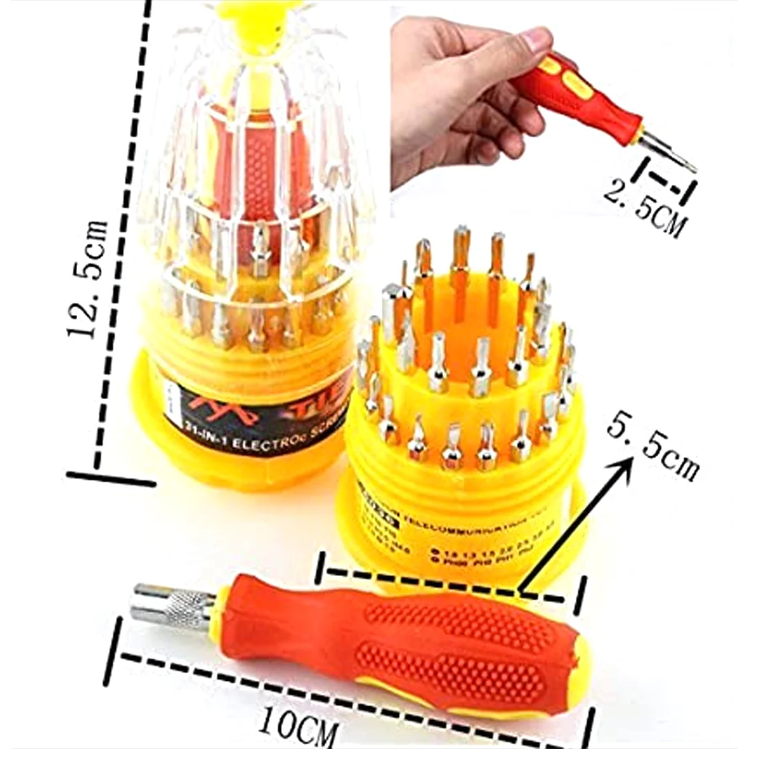 Elevate your repair game with the ultimate Precision Screwdriver Set by BoltForce, an indispensable 31-in-1 magnetic repair tool kit designed for every tech enthusiast and DIYer in India.