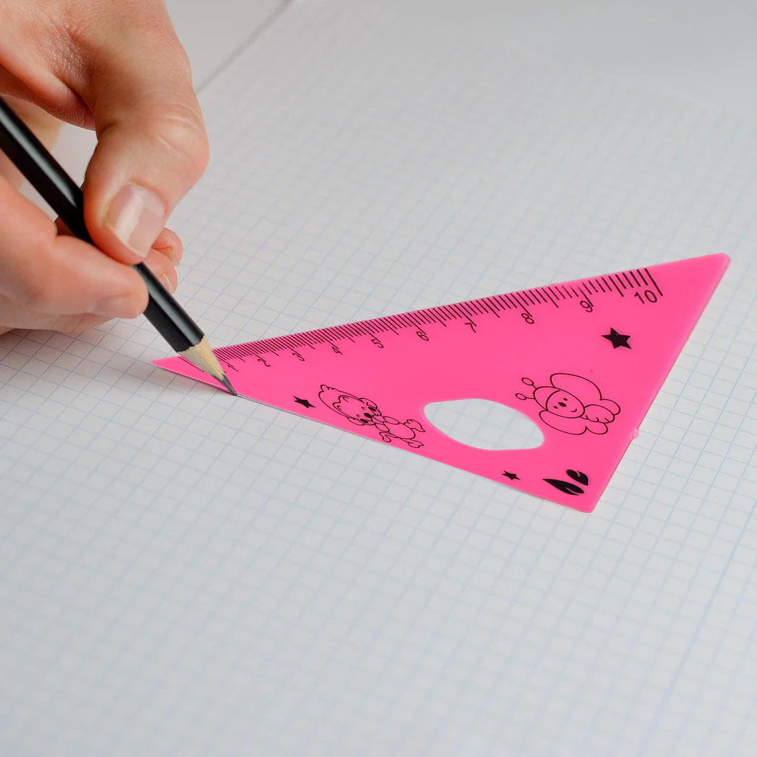 Giraffe Ruler Set – Durable 4 Pc Plastic Measuring Tools - Image 4