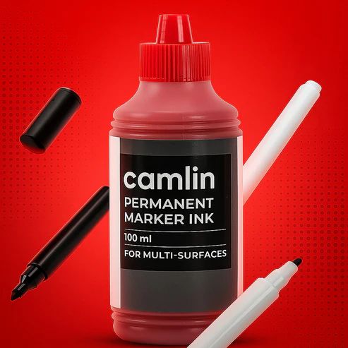 Red Permanent Marker Ink Refill – Vivid & Long-Lasting 100ml