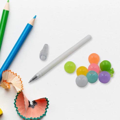 Pearl Gel Pen Set – Multicolor Moti Pens for Kids (12 Pc) - Image 4