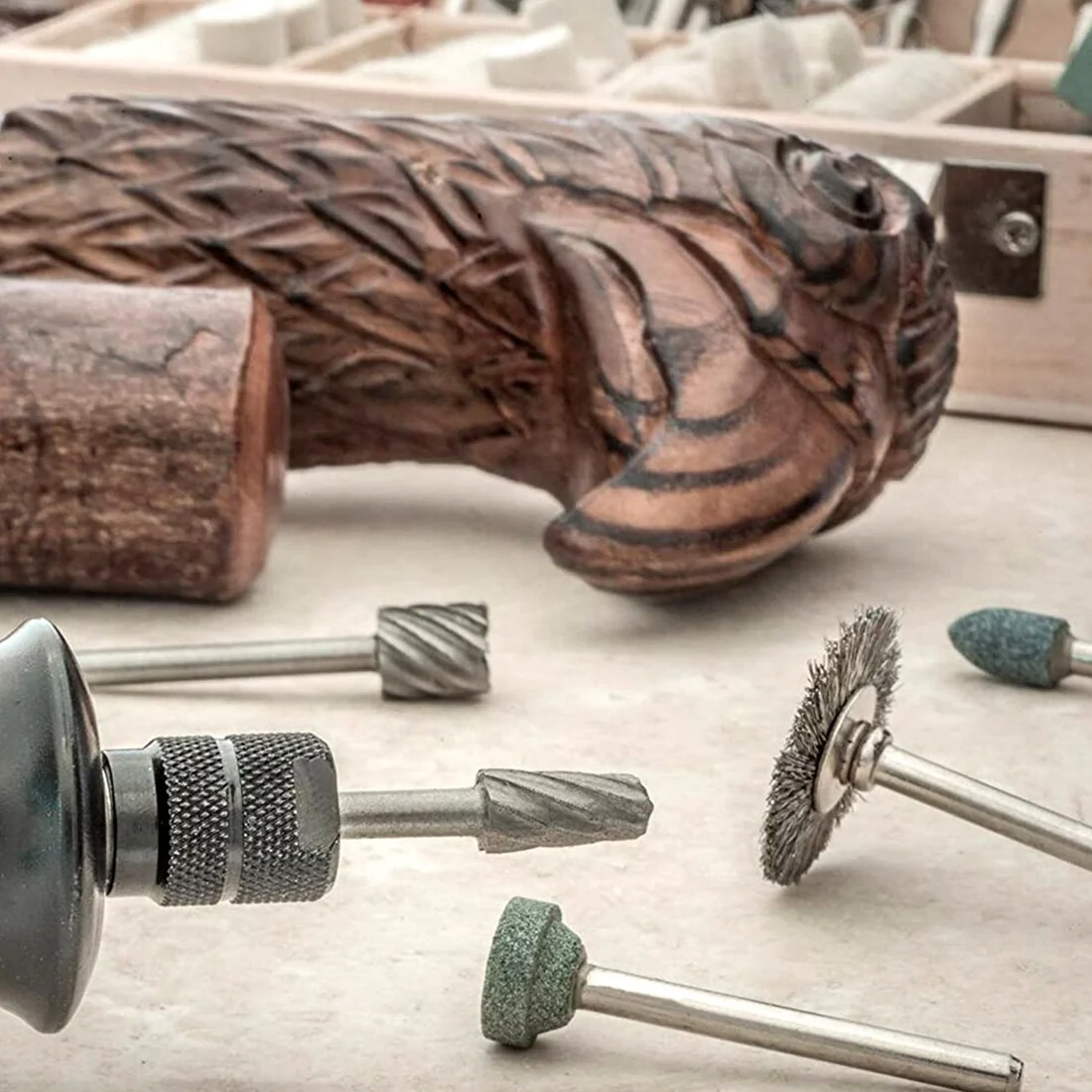 Elevate your DIY projects and professional tasks with the BoltForce Rotary Tool Accessories Kit.