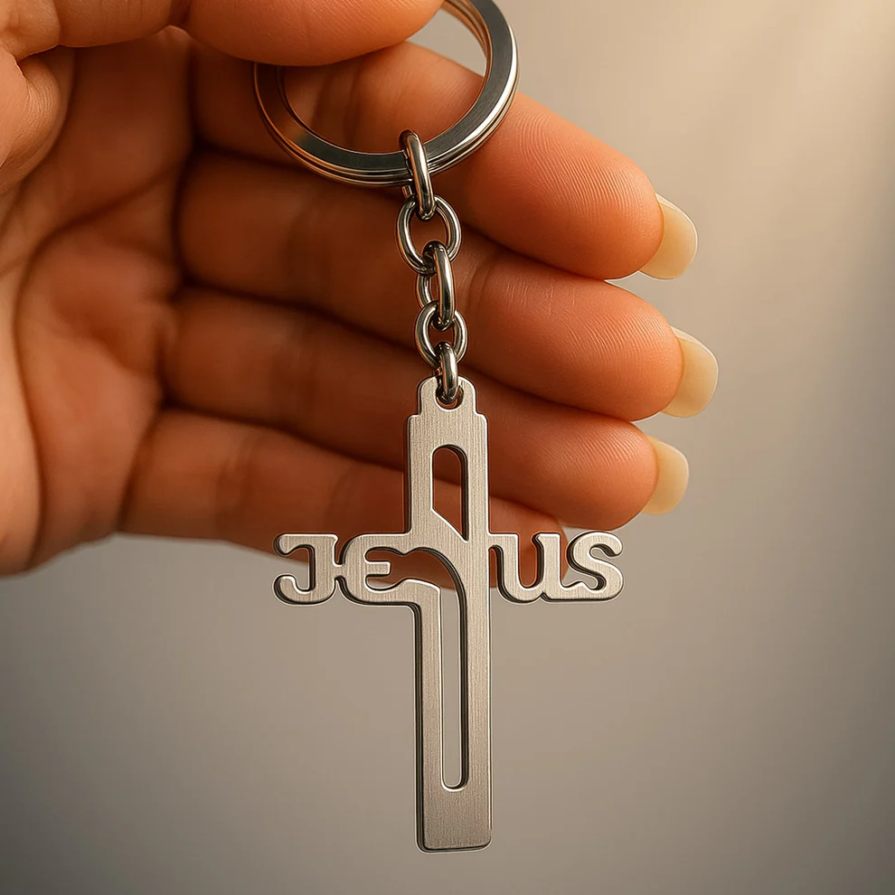 Cross Keychain