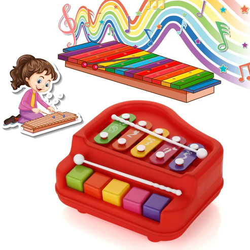 Baby Piano Xylophone – 2-in-1 Musical Toy for Toddlers | Little Learners - Image 2
