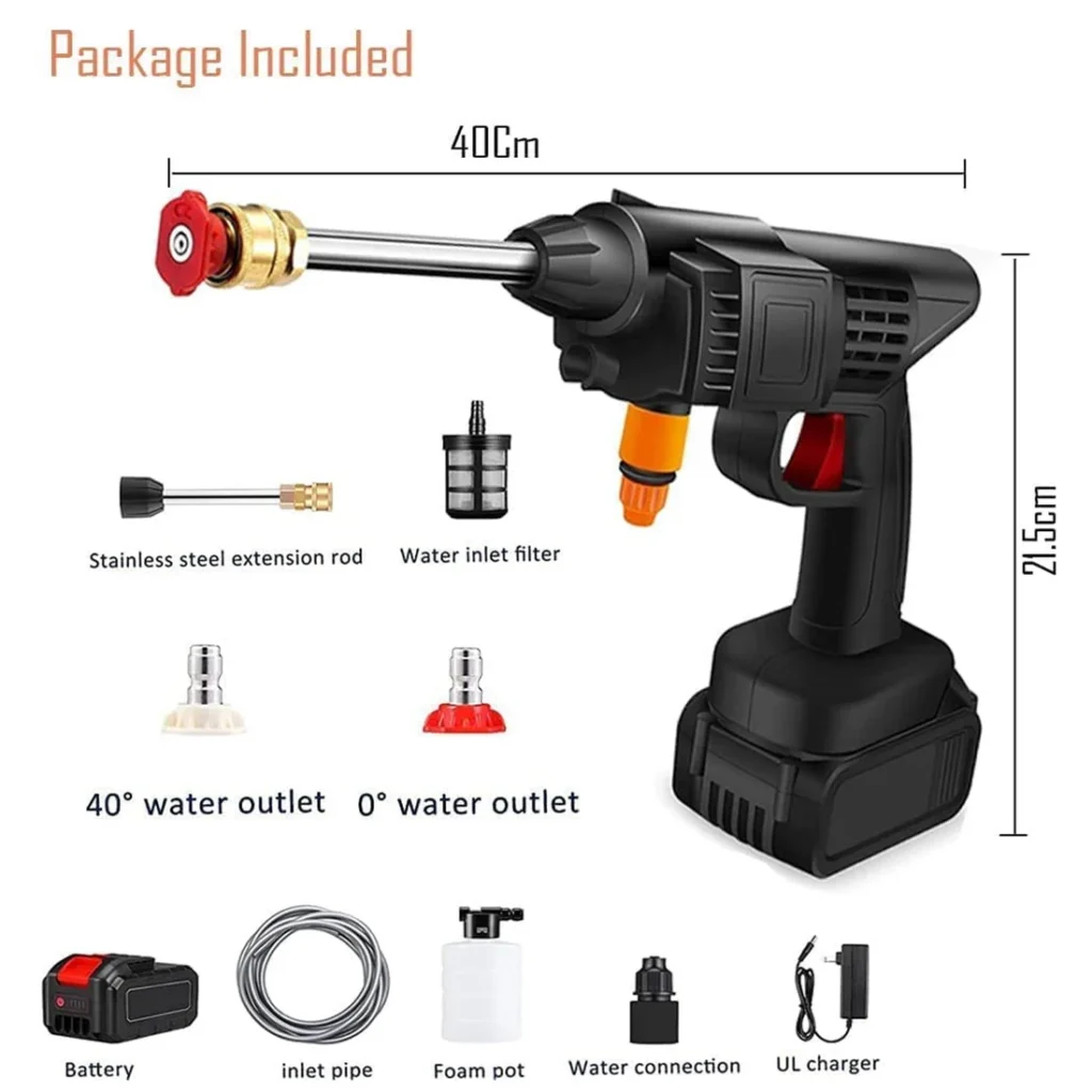 Introducing the ultimate Cordless Car Pressure Washer from Velvet Wheels, designed to make car cleaning effortless and efficient.