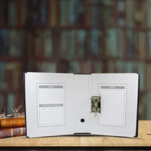 Button Clip Box File – A4 Document Organizer