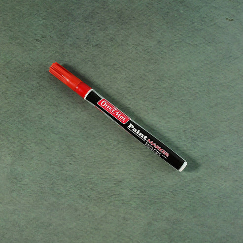 Red Paint Marker – Extra Fine Tip for Precise Writing