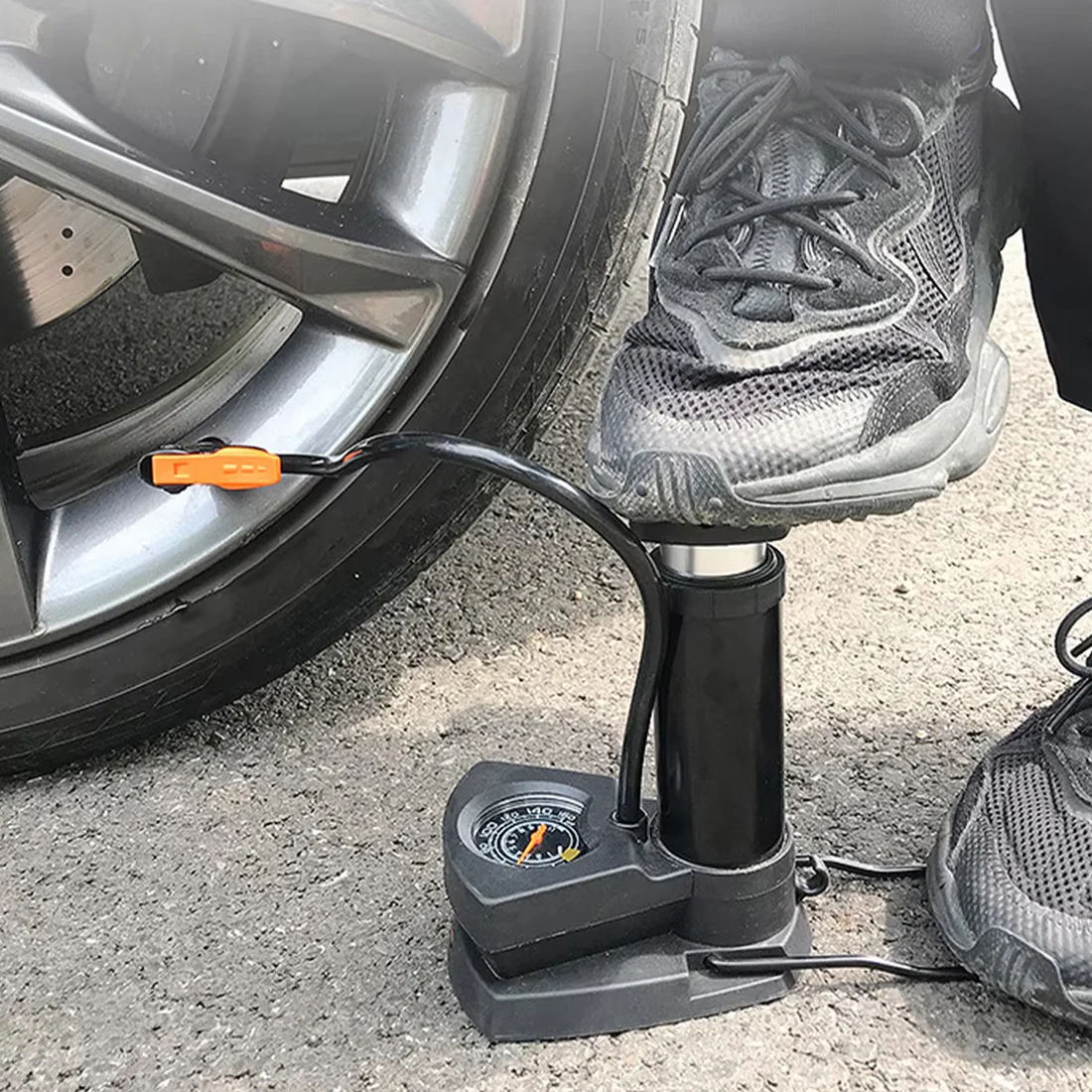 Keep your rides smooth and uninterrupted with our efficient Foot Bike Pump from Indo Glow.