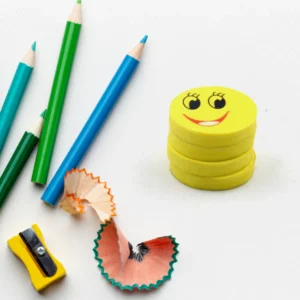 Emoji Eraser Set – Colorful 4pc Fun for Kids' School
