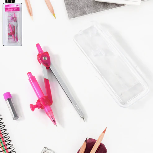 Student Geometry Compass Set – 4-in-1 Precision Drawing Kit