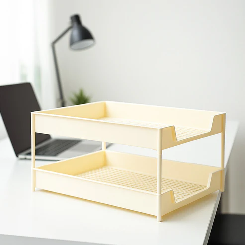 Document Tray – 2-Layer Premium Office Organizer for Desk