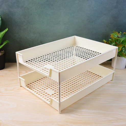 Document Tray – 2-Layer Premium Office Organizer for Desk