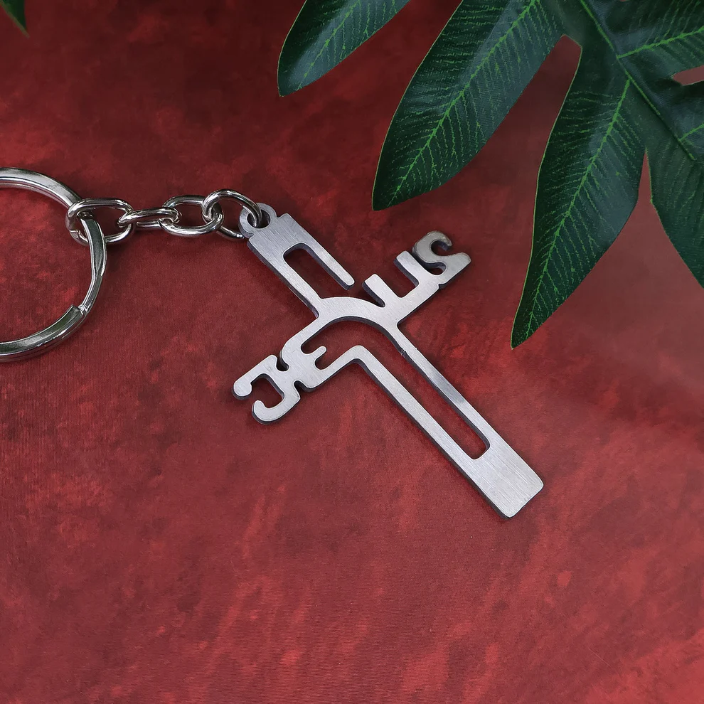 Cross Keychain