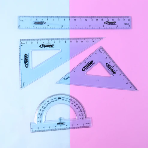 Transparent Geometry Set – Durable 4-Piece Instrument Kit - Image 4