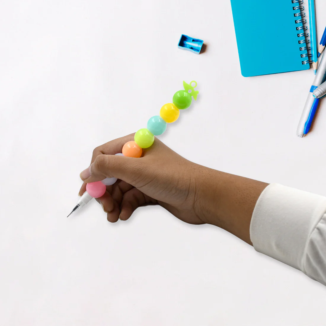 Pearl Gel Pen Set – Multicolor Moti Pens for Kids (12 Pc)