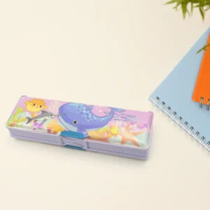 Cartoon Pencil Case – Double Deck Stationery Organizer