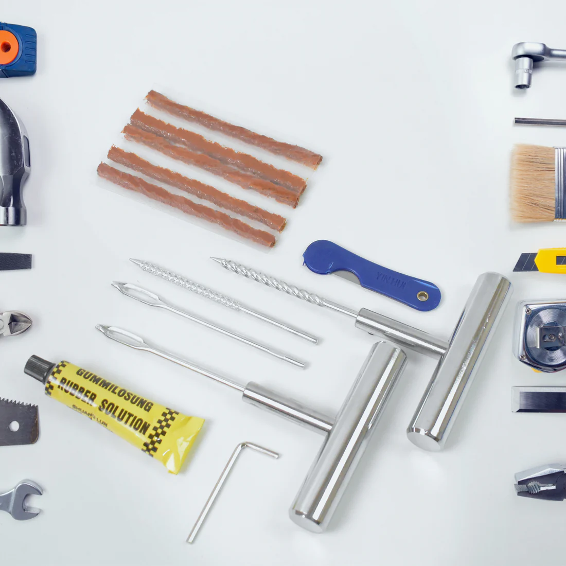 Never get stranded on Indian roads again! Our Tire Repair Kit is your ultimate companion for quick and effective puncture fixes.