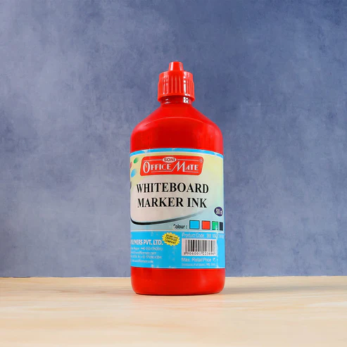 Red Whiteboard Marker Ink Refill – Vibrant 500 ml Bottle