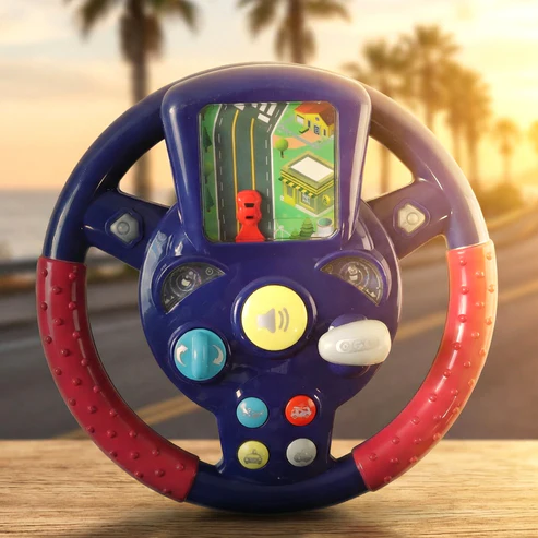 Musical Steering Wheel Toy – Interactive Sound & Light for Toddlers - Image 3