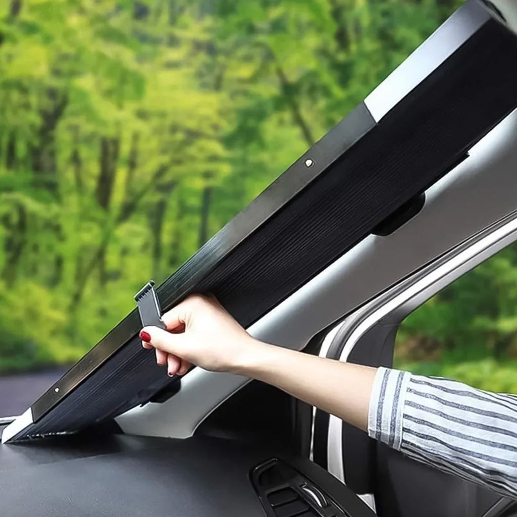 Keep your car cool and protected from the scorching Indian sun with our premium Car Windshield Sun Shade.