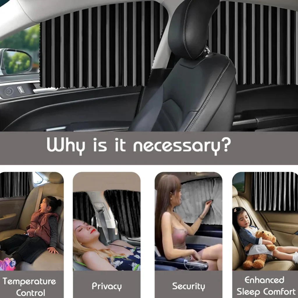Car Window Sunshade – 4 Pcs