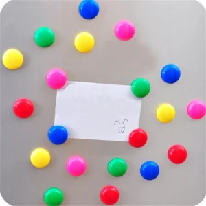 Whiteboard Magnetic Pins – 2cm Colourful Plastic