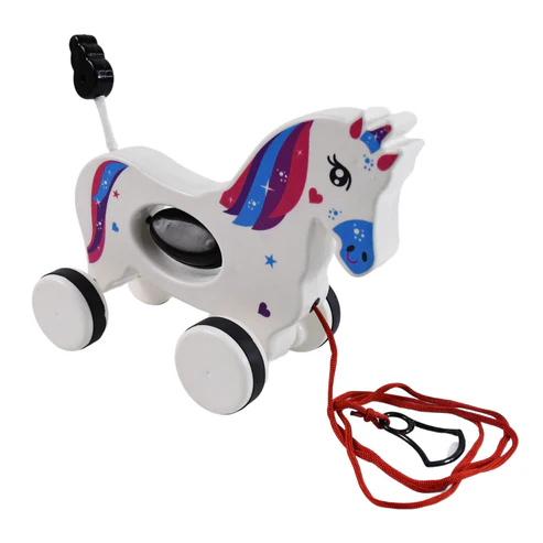 Unicorn Pull Along Toy – Encourages Toddler Walking & Motor Skills - Image 4