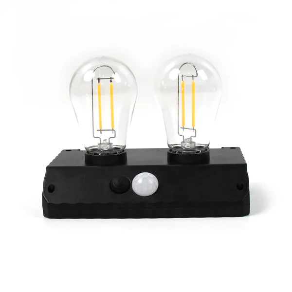 Solar LED Lamp – Double Bulb Outdoor Garden Light | Indo Glow - Image 4