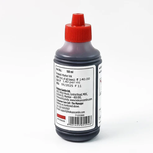 Red Permanent Marker Ink Refill – Vivid & Long-Lasting 100ml