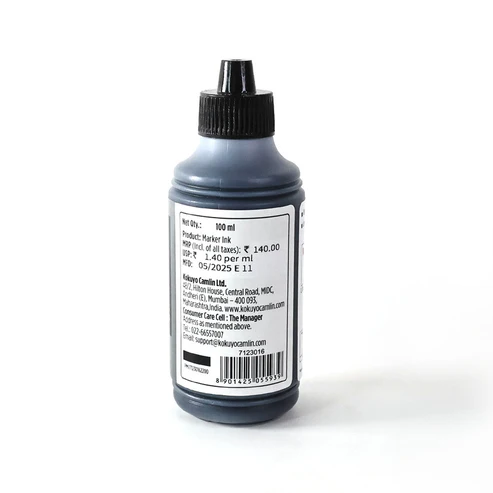 Permanent Marker Ink – 15ml Black Refill for Multi-Surfaces