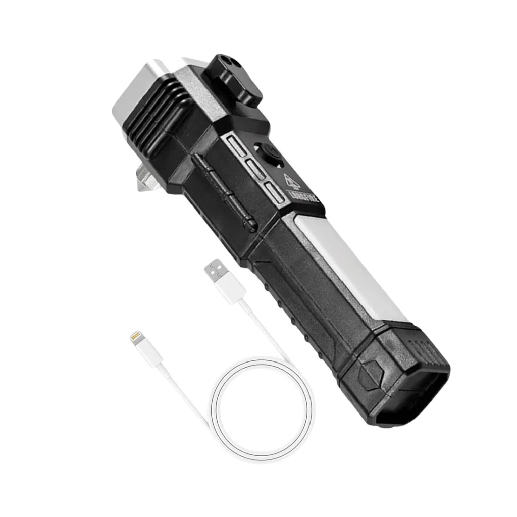Illuminate your adventures and stay prepared for any emergency with our versatile Rechargeable LED Torch from Indo Glow.