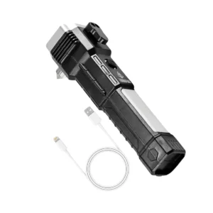Illuminate your adventures and stay prepared for any emergency with our versatile Rechargeable LED Torch from Indo Glow.