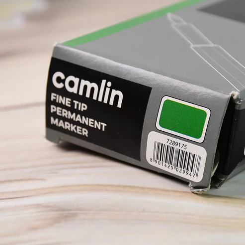 Fine Tip Permanent Marker Green – Precise & Durable Ink Pack of 10 - Image 4