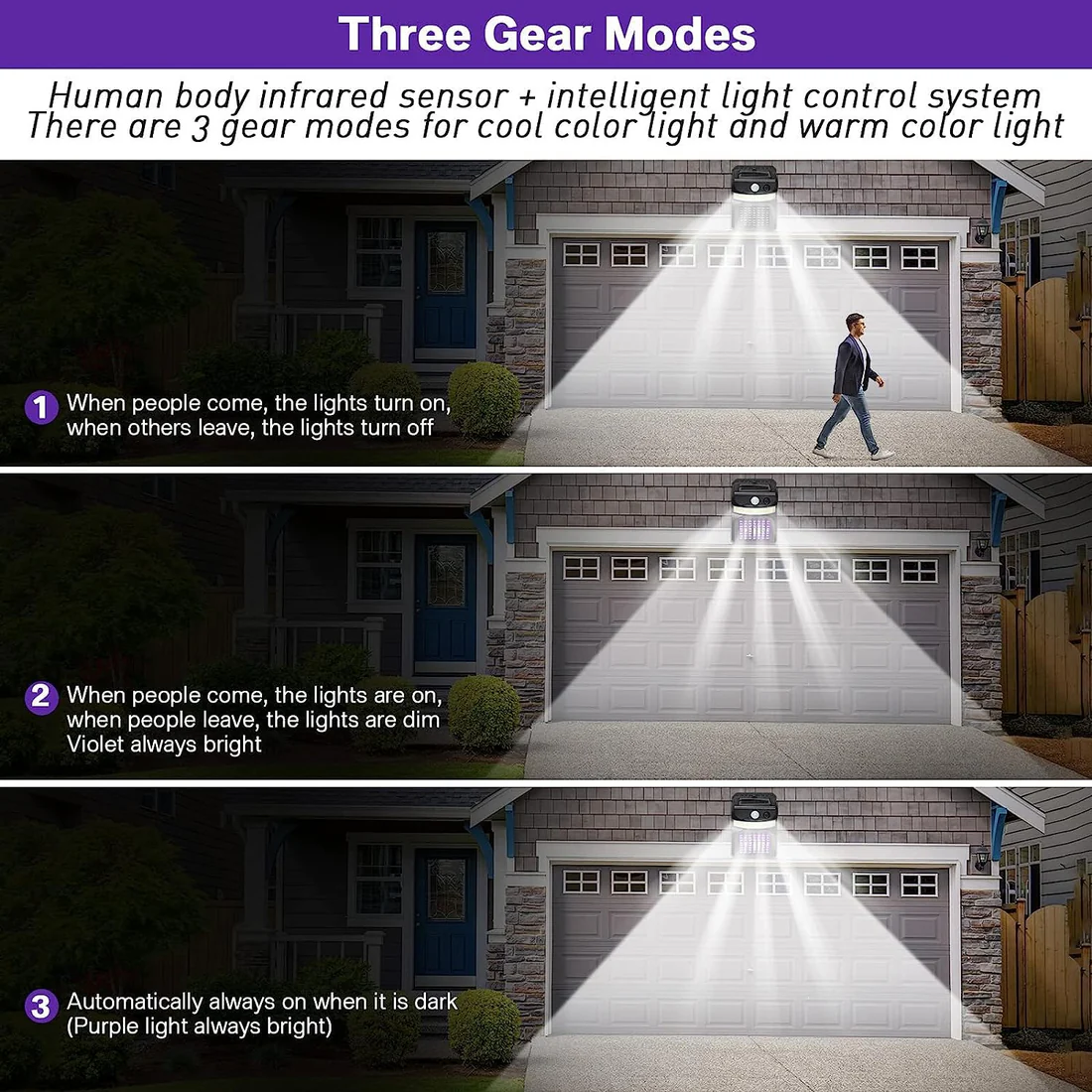 Solar Bug Zapper – 2-in-1 Motion Sensor Light | Garden Vera - Image 2