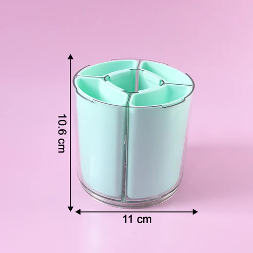 Rotating Pen Holder – 5 Compartment Desk Organizer Stand - Image 4