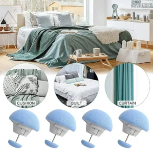 Mushroom Upholstery Pins – Elegant No-Sew Furniture Decor