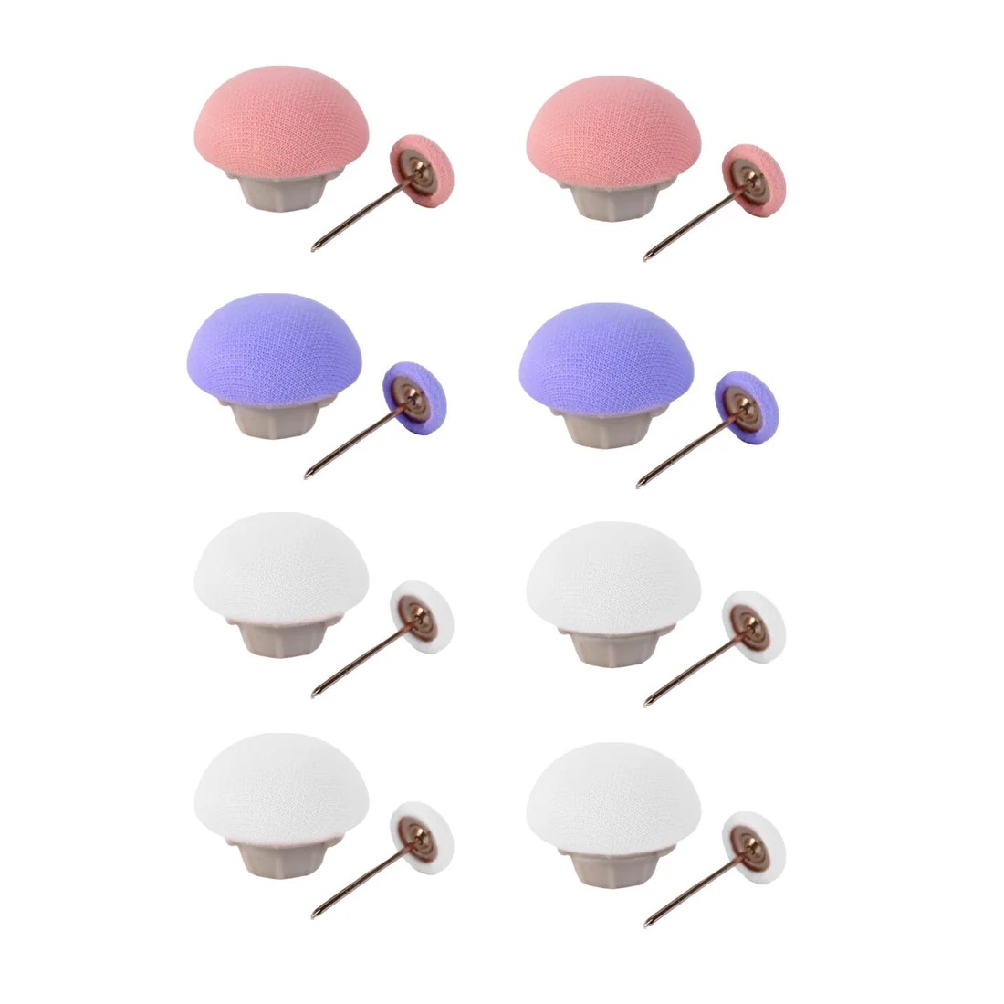 Mushroom Upholstery Pins – Elegant No-Sew Furniture Decor